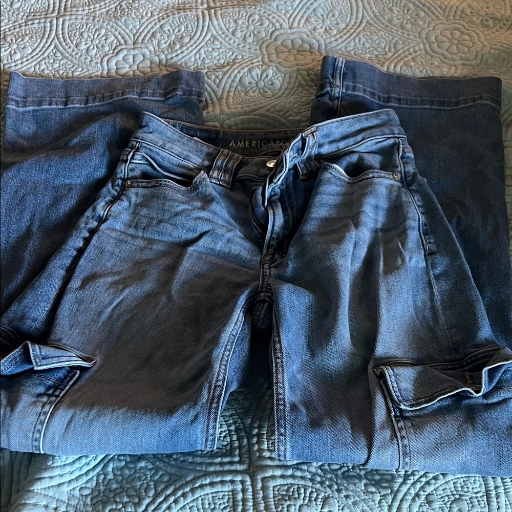 American Eagle Light Blue Stretch Jeans